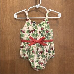 NWT Kate Quinn Strawberry Spaghetti
Bow Romper